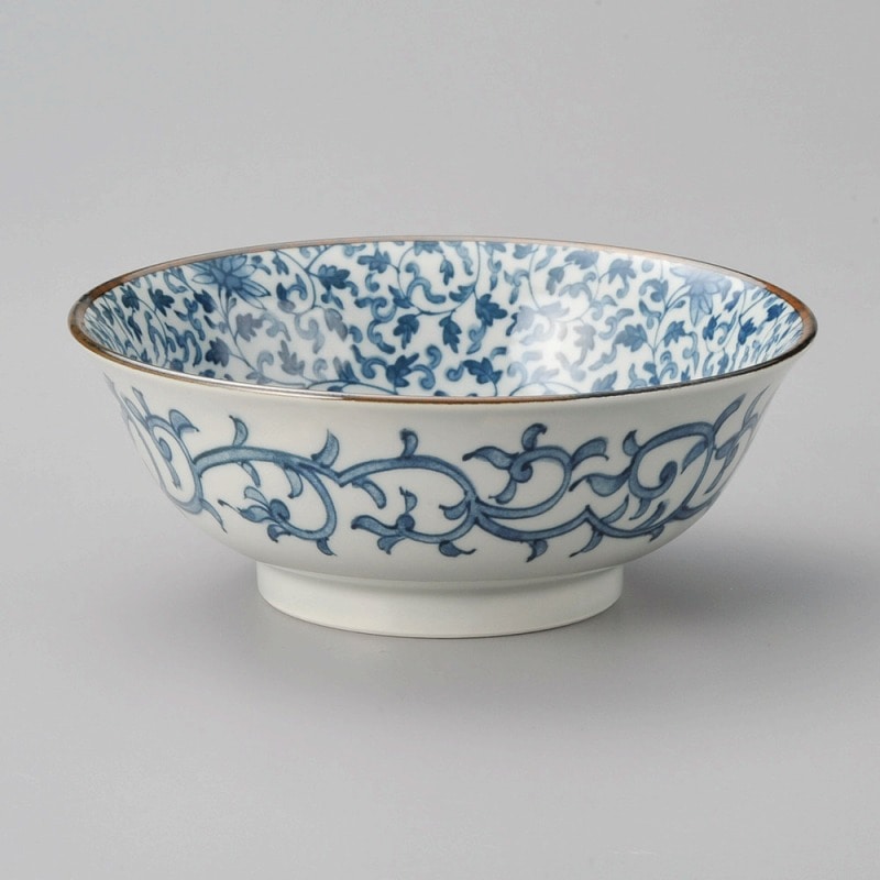 金正陶器 菊唐草6.3ラーメン丼 1個(ご注文単位1個)【直送品】