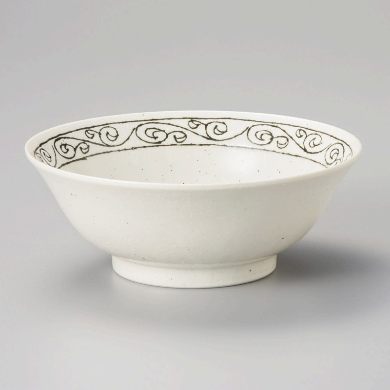 金正陶器 粉引ハスイ唐草6.3丼 1個(ご注文単位1個)【直送品】