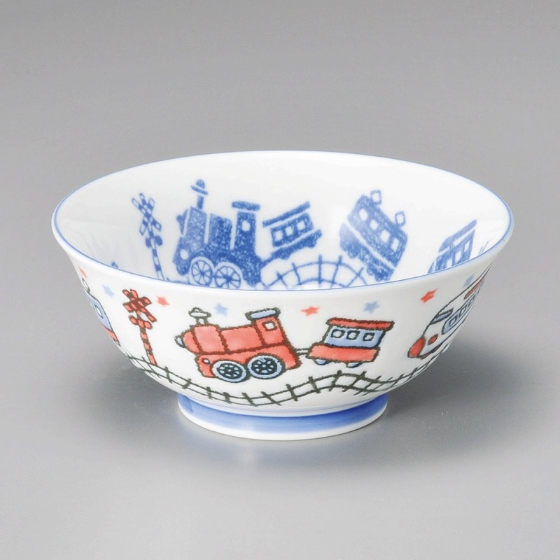金正陶器 電車子供ラーメン 1個(ご注文単位1個)【直送品】