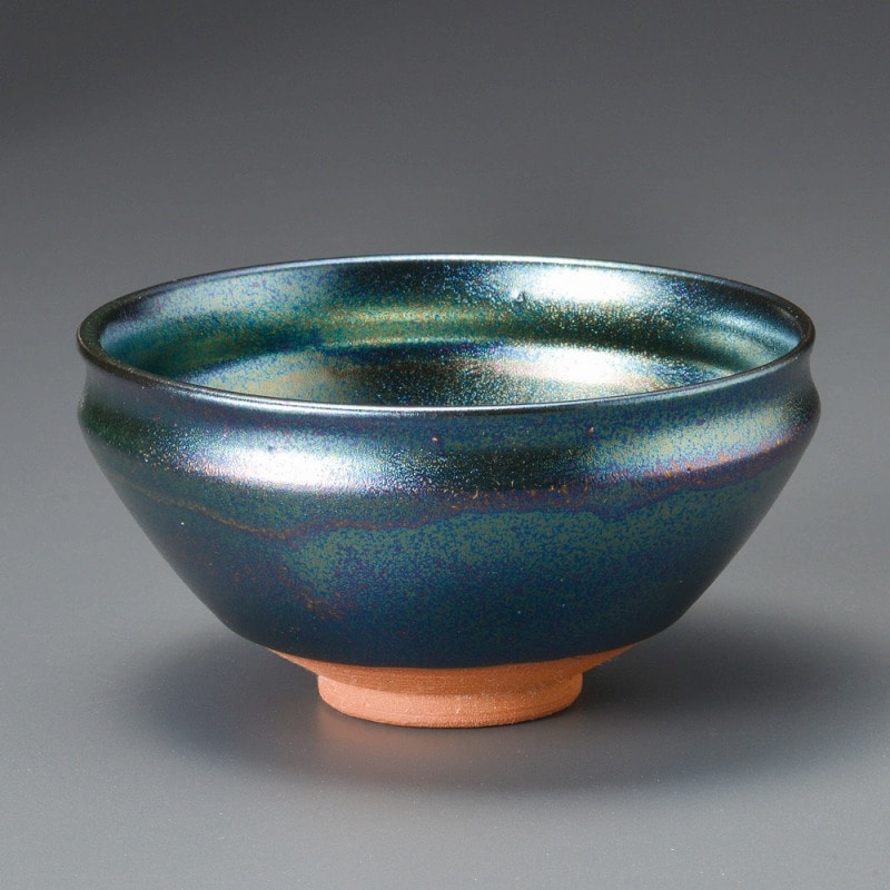 金正陶器 虹彩京形抹茶碗 1個(ご注文単位1個)【直送品】