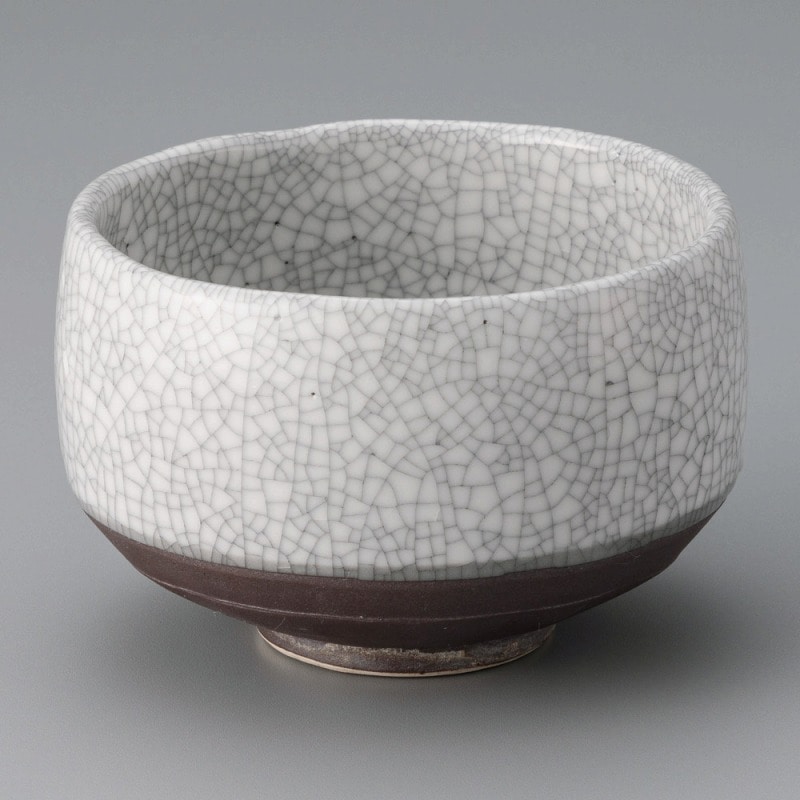 金正陶器 墨貫入 白抹茶碗 1個(ご注文単位1個)【直送品】