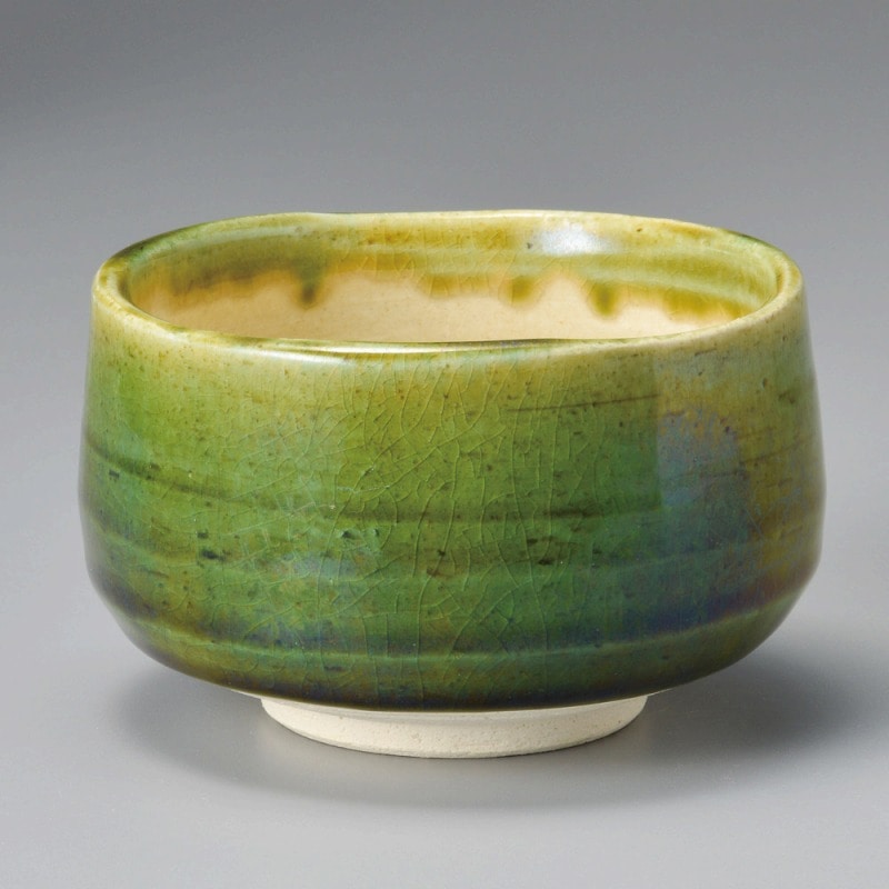 金正陶器 織部抹茶碗 1個(ご注文単位1個)【直送品】