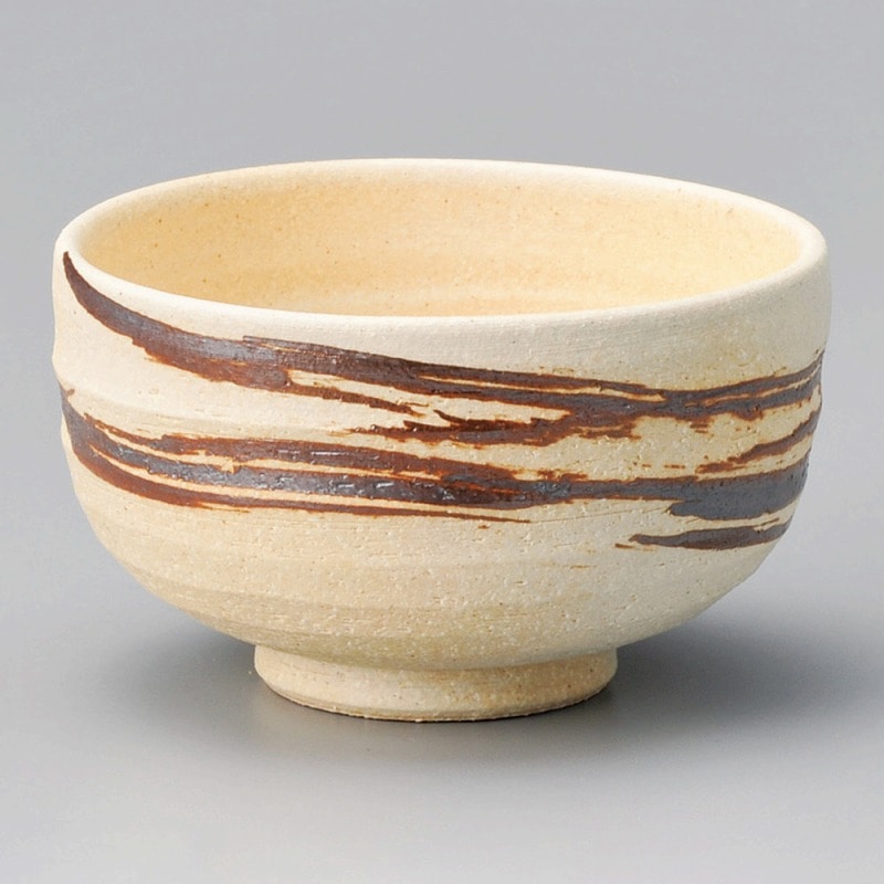 金正陶器 イラボ鉄刷毛目抹茶碗 1個(ご注文単位1個)【直送品】