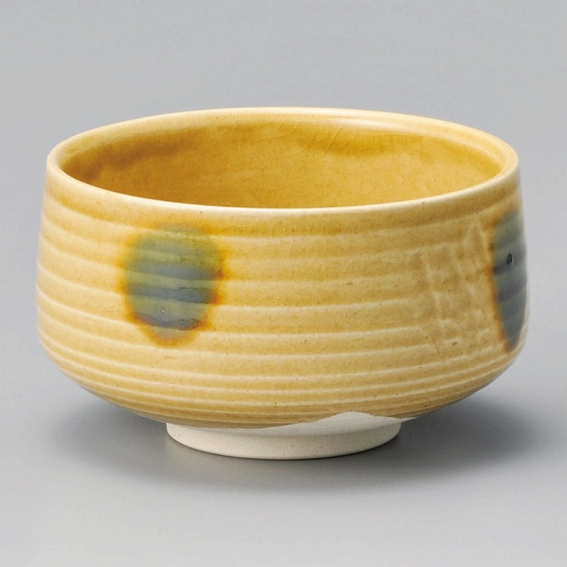 金正陶器 黄瀬戸抹茶椀(化) 1個(ご注文単位1個)【直送品】