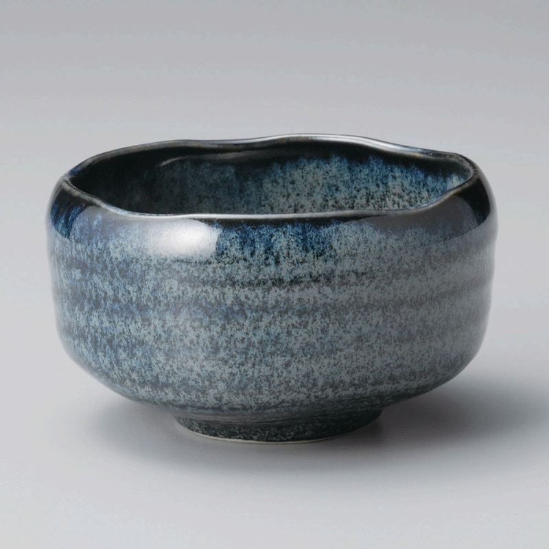金正陶器 窯変紺抹茶碗 1個(ご注文単位1個)【直送品】