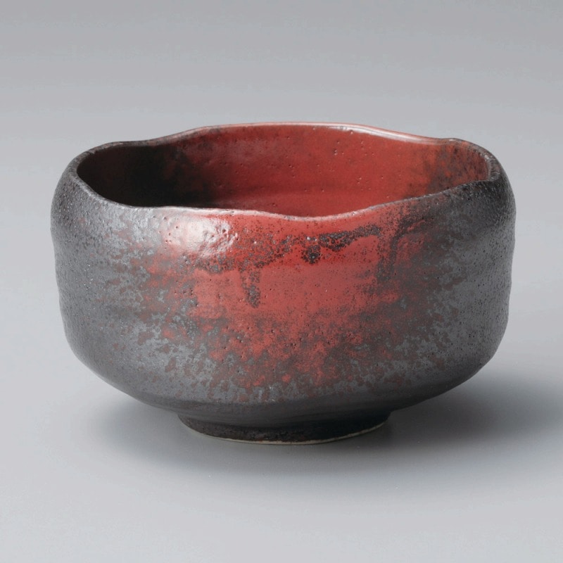 金正陶器 赤吹天目抹茶碗 1個(ご注文単位1個)【直送品】