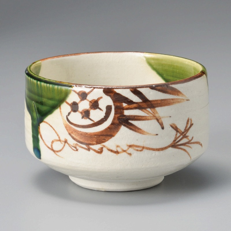 金正陶器 織部抹茶碗 1個(ご注文単位1個)【直送品】