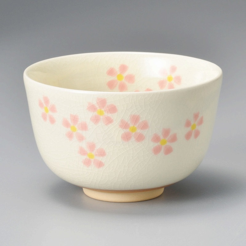 金正陶器 花絵白茶碗 1個(ご注文単位1個)【直送品】