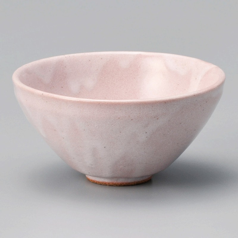 金正陶器 ピンク志野夏目抹茶碗 1個(ご注文単位1個)【直送品】