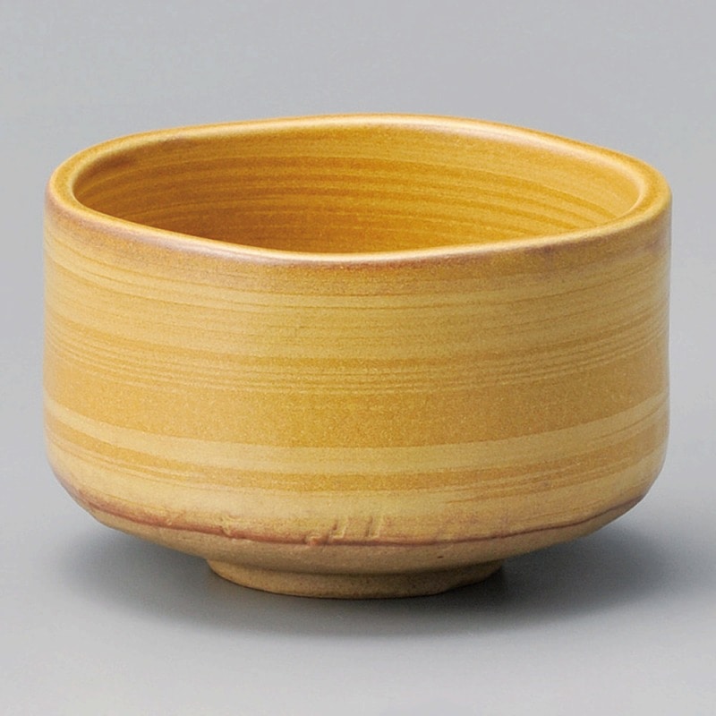 金正陶器 黄瀬戸抹茶碗 1個(ご注文単位1個)【直送品】