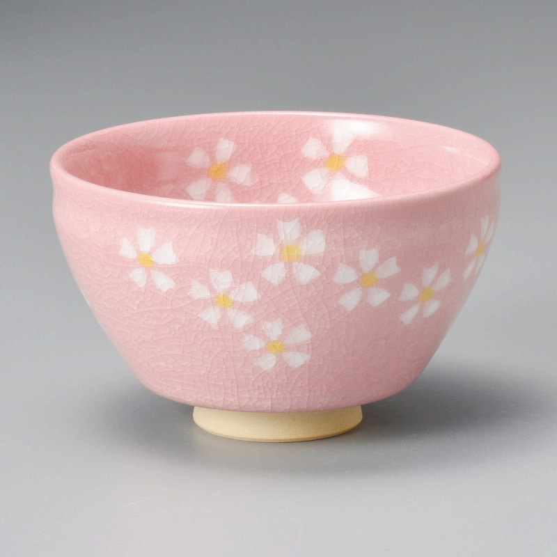 金正陶器 小花天目型ピンク小茶碗 1個(ご注文単位1個)【直送品】