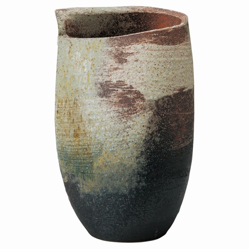 金正陶器 古陶刷毛目花入 1個(ご注文単位1個)【直送品】