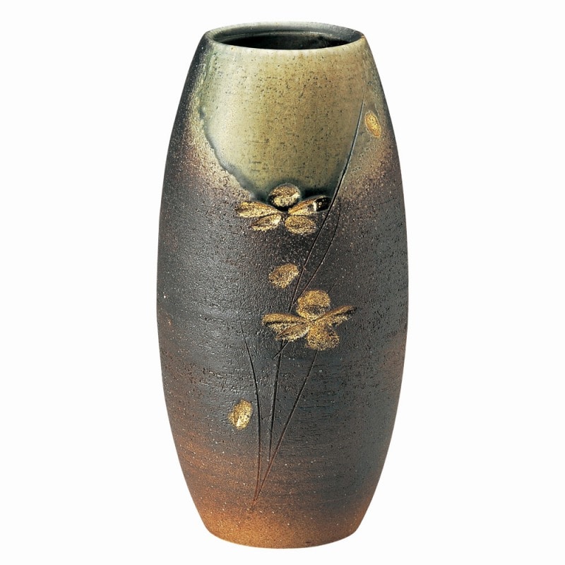 金正陶器 ビードロ金彩長花入 1個(ご注文単位1個)【直送品】