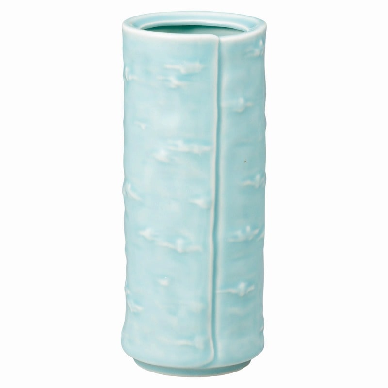 金正陶器 青磁白樺花瓶 1個(ご注文単位1個)【直送品】