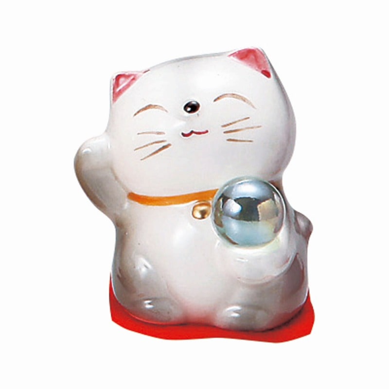 金正陶器 開運風水ミニ猫(灰色) 1個(ご注文単位1個)【直送品】
