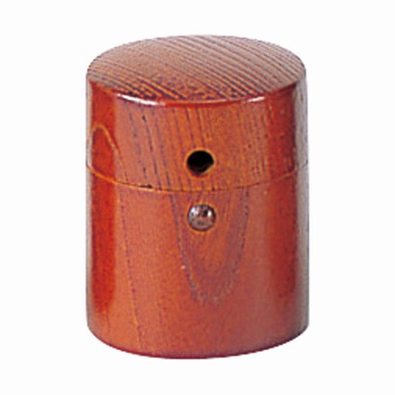金正陶器 筒型さんしょ入(茶) 1個(ご注文単位1個)【直送品】