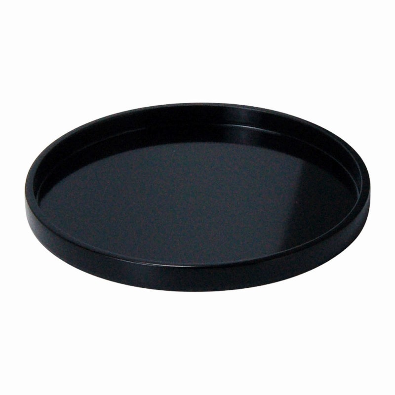 金正陶器 木製わっぱ丸トレイカシュー黒塗 φ15 1個(ご注文単位1個)【直送品】