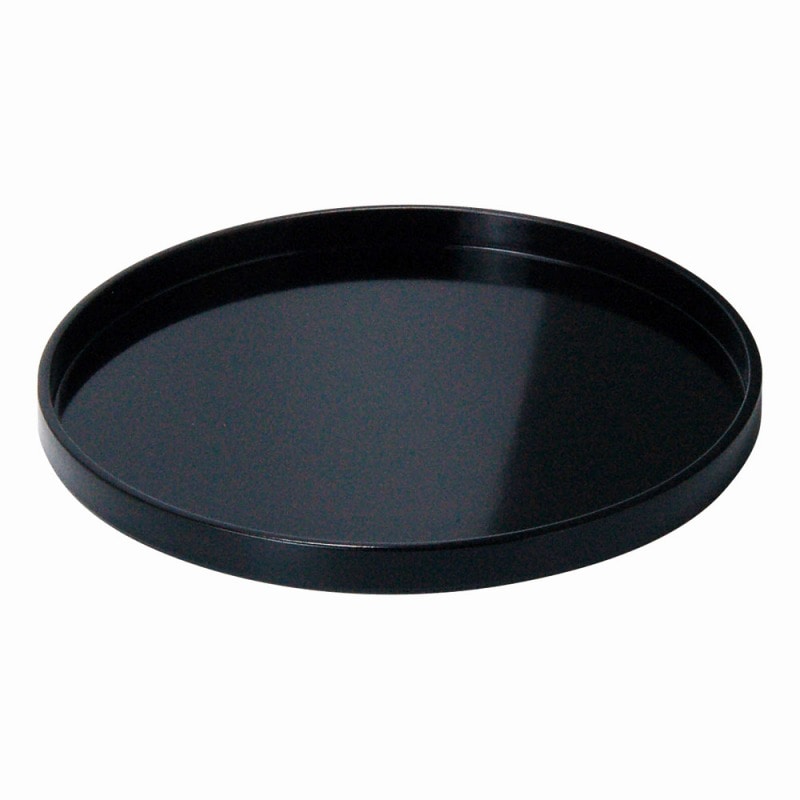 金正陶器 木製わっぱ丸トレイカシュー黒塗 φ21 1個(ご注文単位1個)【直送品】