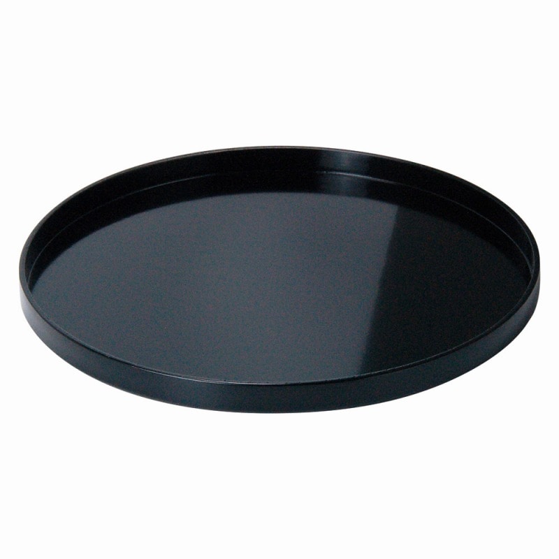 金正陶器 木製わっぱ丸トレイカシュー黒塗 φ30 1個(ご注文単位1個)【直送品】