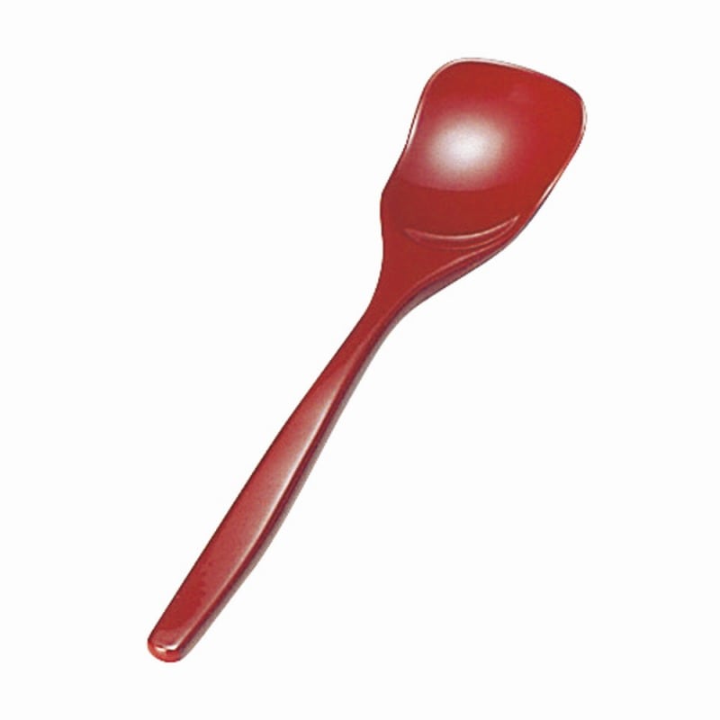 金正陶器 本漆アイスクリームスプーン(朱) 1個(ご注文単位1個)【直送品】