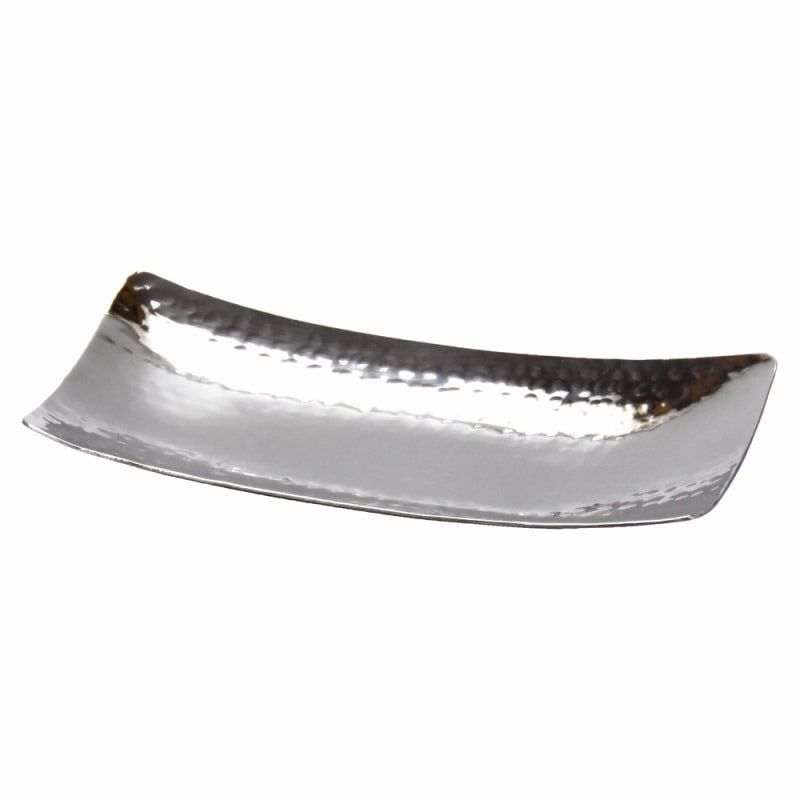 金正陶器 ステンレス槌目吹上長角皿(小) 1個(ご注文単位1個)【直送品】