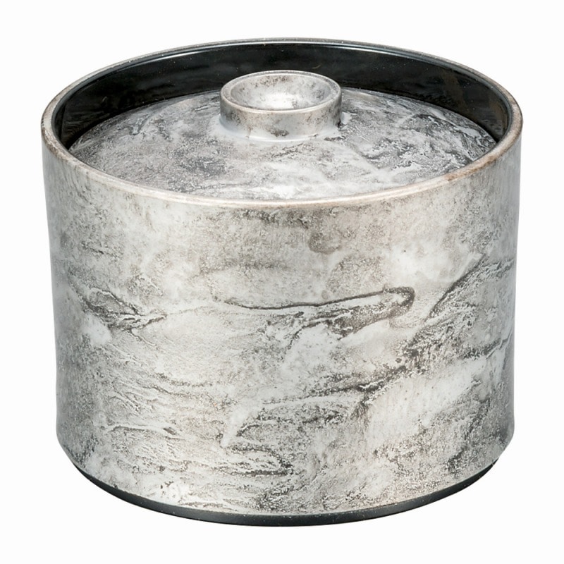 金正陶器 銀いぶし ロクロ目飯器 1個(ご注文単位1個)【直送品】