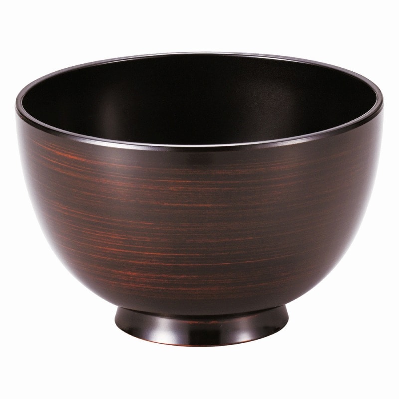 金正陶器 栃透き内黒5.0寸丼 1個(ご注文単位1個)【直送品】