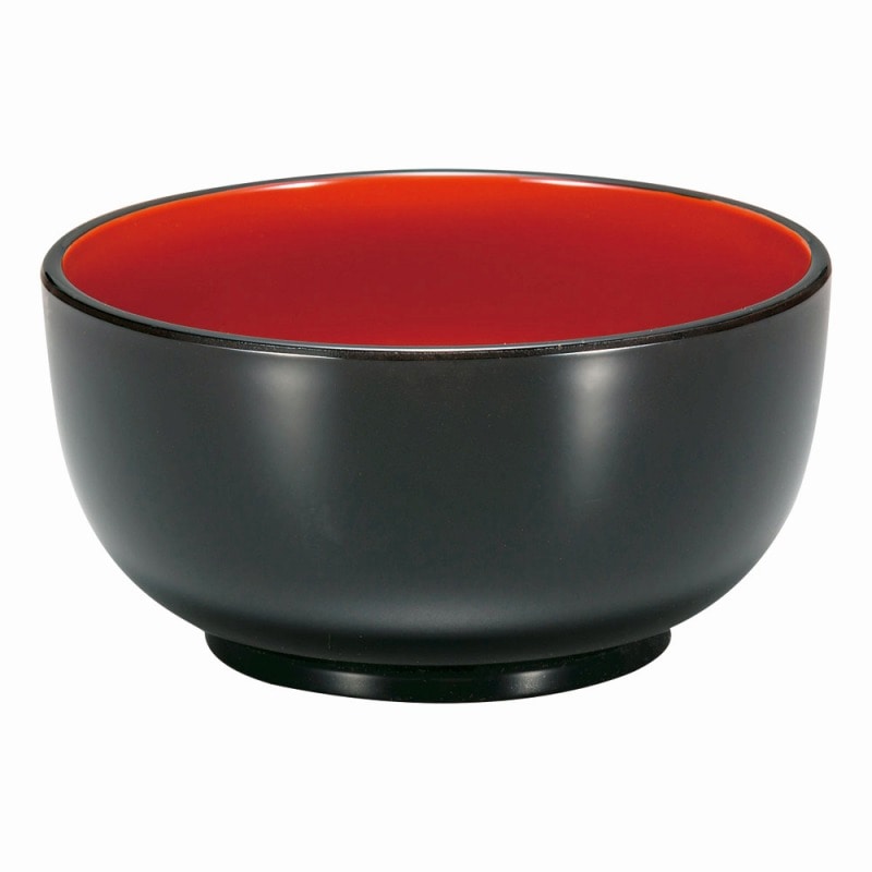 金正陶器 黒内洗朱50丼 1個(ご注文単位1個)【直送品】