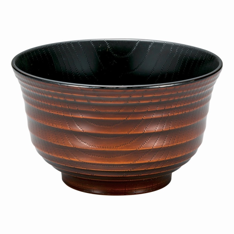 金正陶器 栃塗45千段お好み椀 1個(ご注文単位1個)【直送品】
