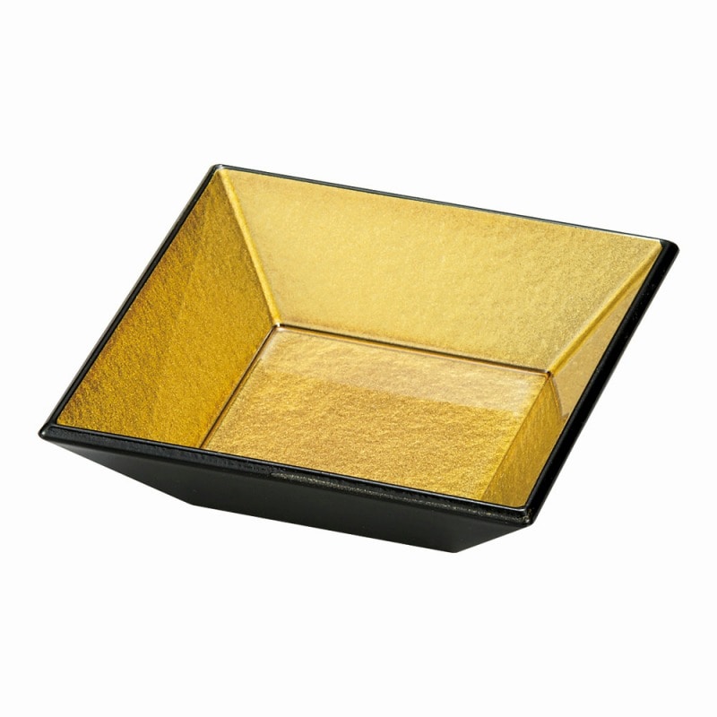 金正陶器 30四方小鉢裏黒金瑞雲 1個(ご注文単位1個)【直送品】