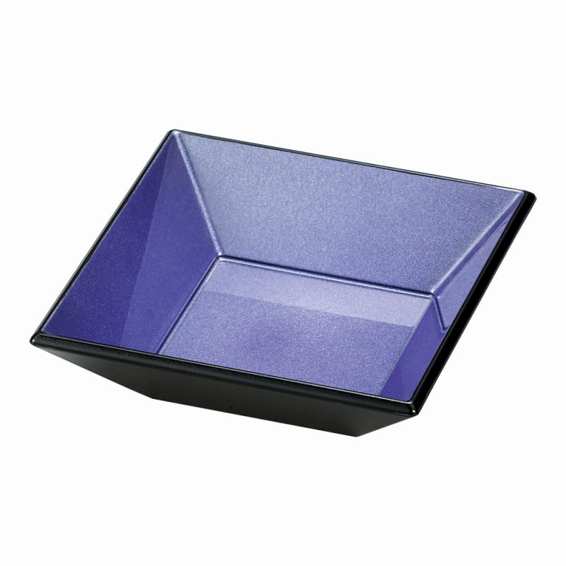 金正陶器 30四方小鉢裏黒紫瑞雲 1個(ご注文単位1個)【直送品】