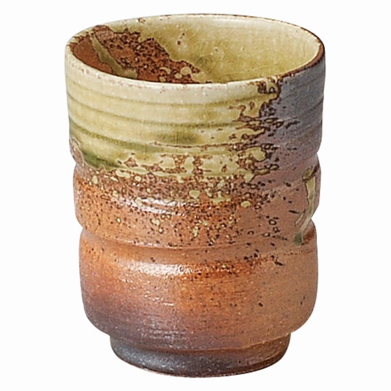 金正陶器 古信楽 切立湯呑(中) 1個(ご注文単位1個)【直送品】
