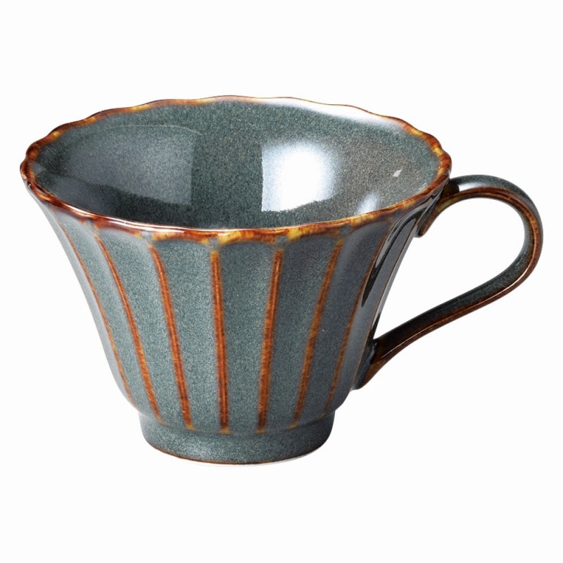 金正陶器 かすみ山藍 コーヒーカップ 1個(ご注文単位1個)【直送品】