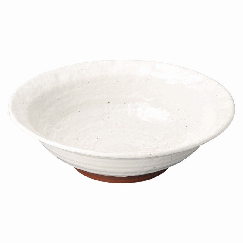 金正陶器 粉引石目 リム10.0鉢 1個(ご注文単位1個)【直送品】