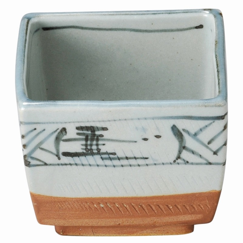 金正陶器 トチリ山水 正角4.0切立鉢 1個(ご注文単位1個)【直送品】