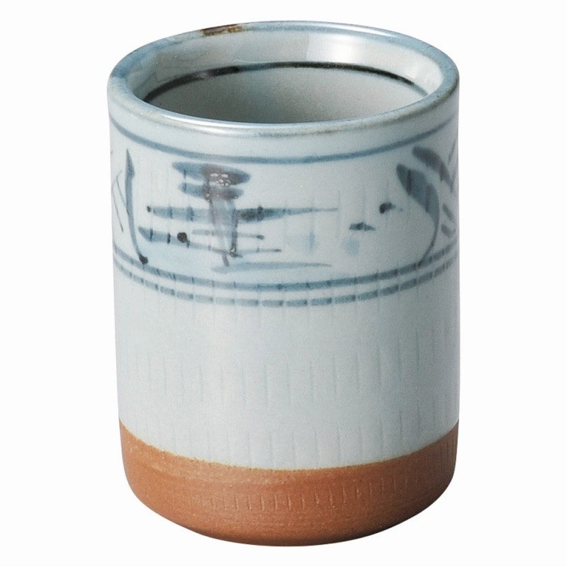 金正陶器 トチリ山水 丸長湯呑 1個(ご注文単位1個)【直送品】