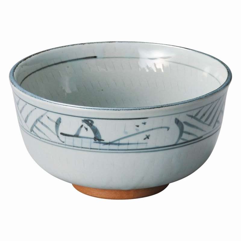 金正陶器 トチリ山水 丸形5.5深口丼 1個(ご注文単位1個)【直送品】