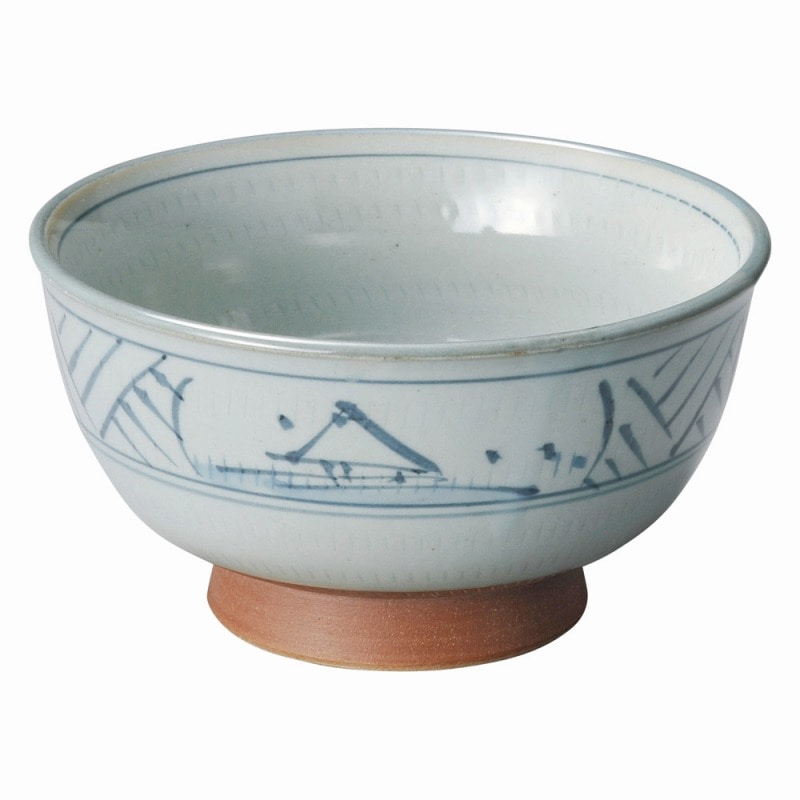 金正陶器 トチリ山水 高浜5.8丼 1個(ご注文単位1個)【直送品】