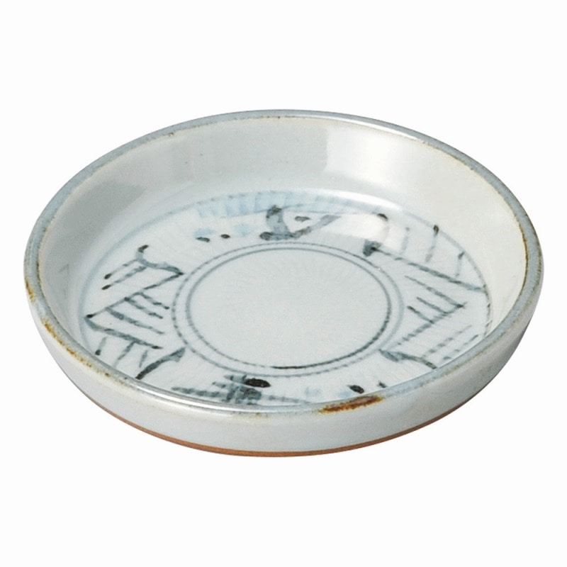 金正陶器 トチリ山水 切立3.0皿(薬味皿) 1個(ご注文単位1個)【直送品】