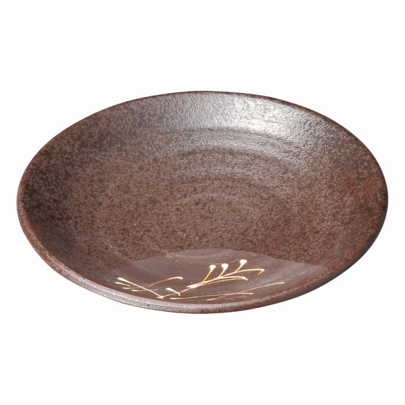 金正陶器 南蛮ススキ 丸5.0皿 1個(ご注文単位1個)【直送品】