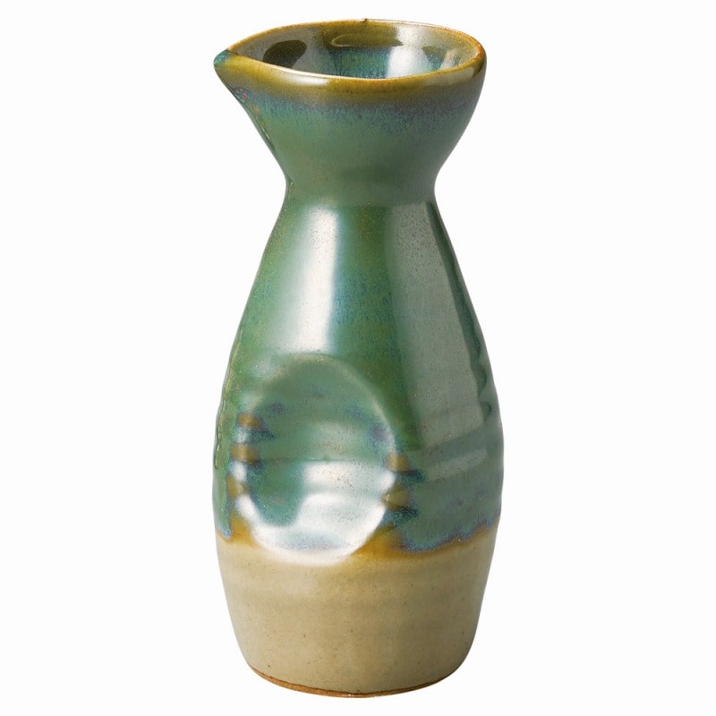 金正陶器 グリーン益子 1号徳利 1個(ご注文単位1個)【直送品】