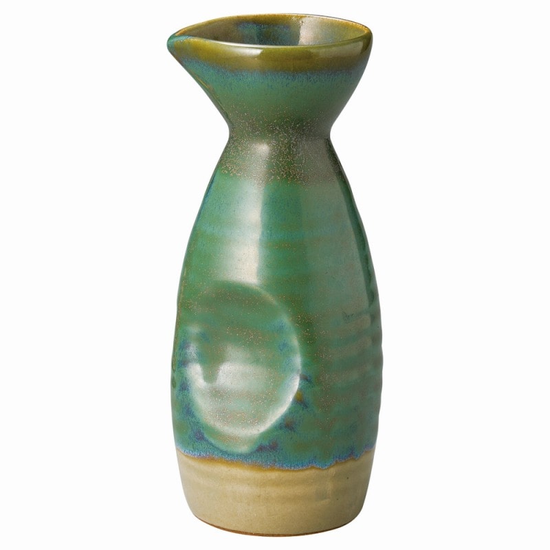 金正陶器 グリーン益子 2号徳利 1個(ご注文単位1個)【直送品】