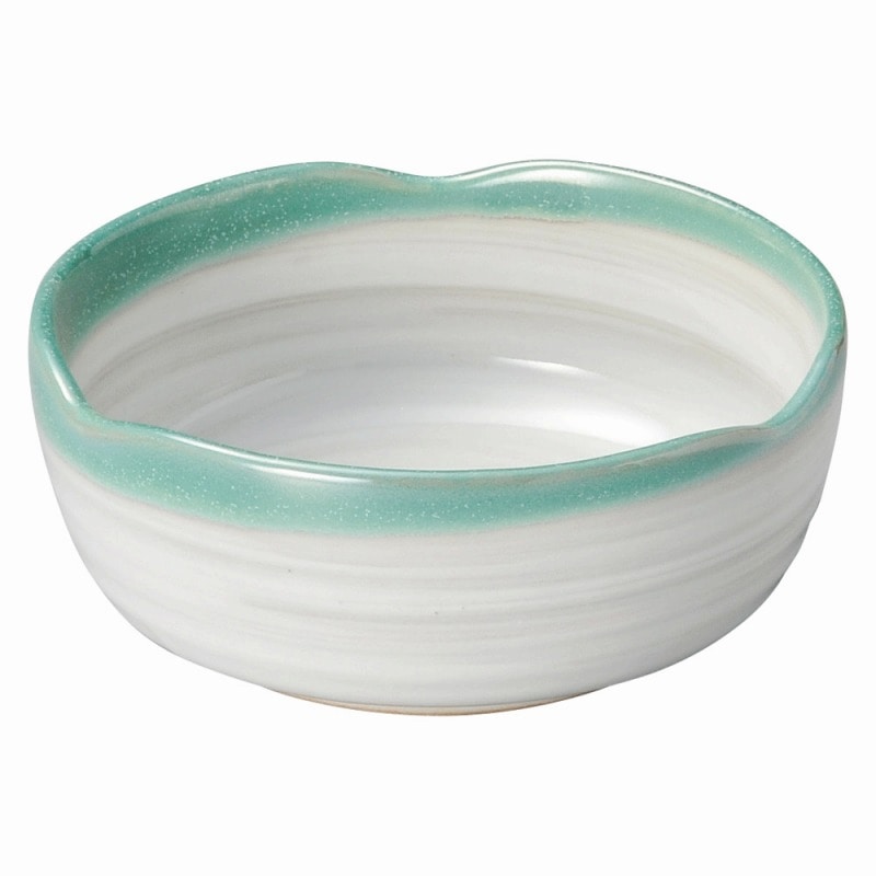金正陶器 緑水 三ツ山刺身鉢 1個(ご注文単位1個)【直送品】