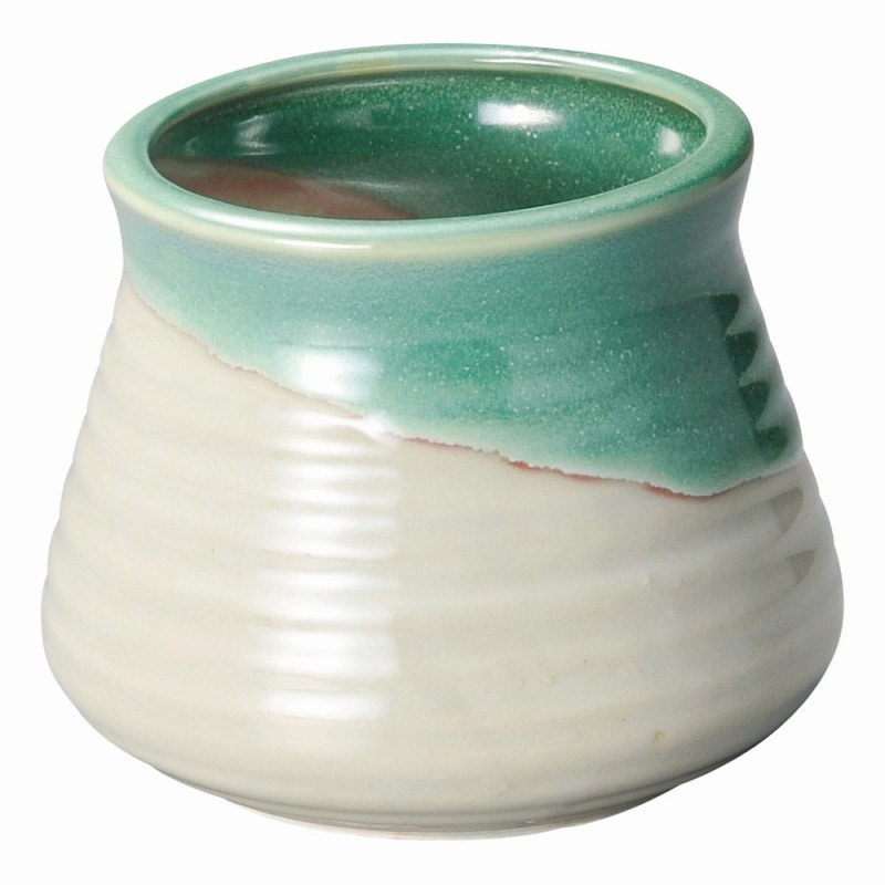 金正陶器 緑水 ガラ入れ(小) 1個(ご注文単位1個)【直送品】
