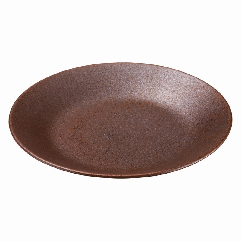 金正陶器 赤茶備前 8.0皿 1個(ご注文単位1個)【直送品】