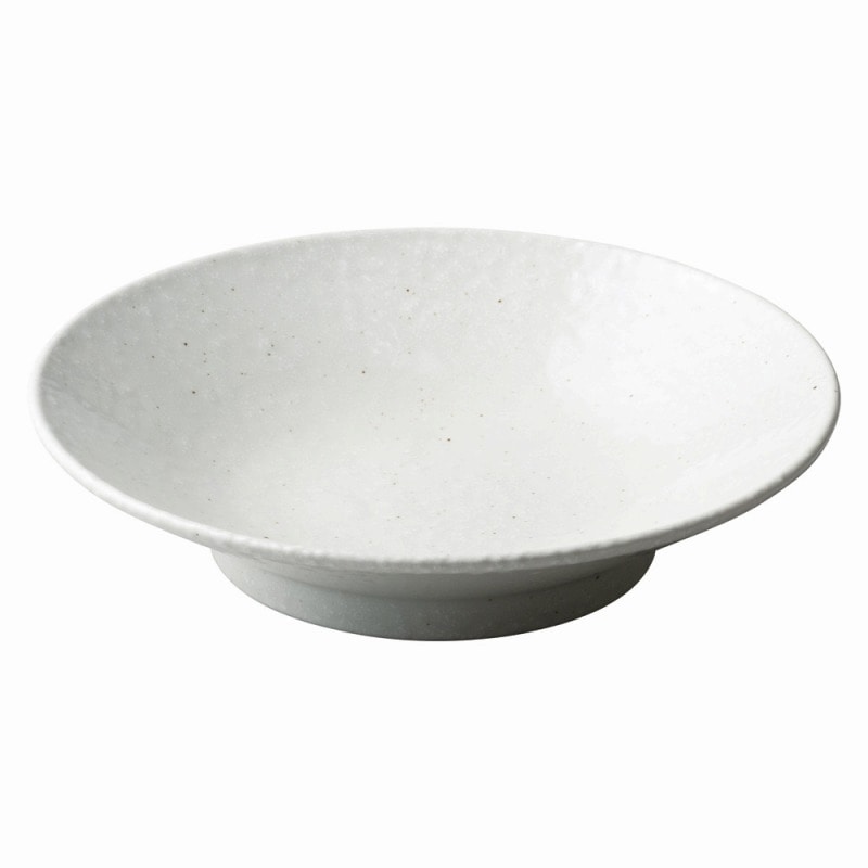 金正陶器 白粉引 高台7.0深皿 1個(ご注文単位1個)【直送品】