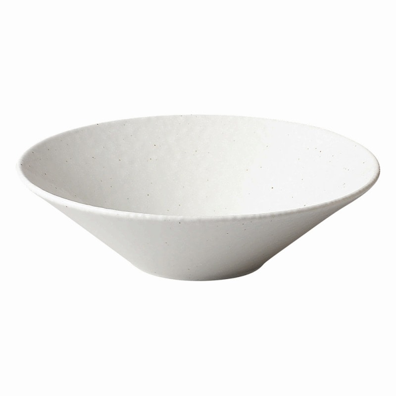 金正陶器 白粉引 8.0浅ボール 1個(ご注文単位1個)【直送品】