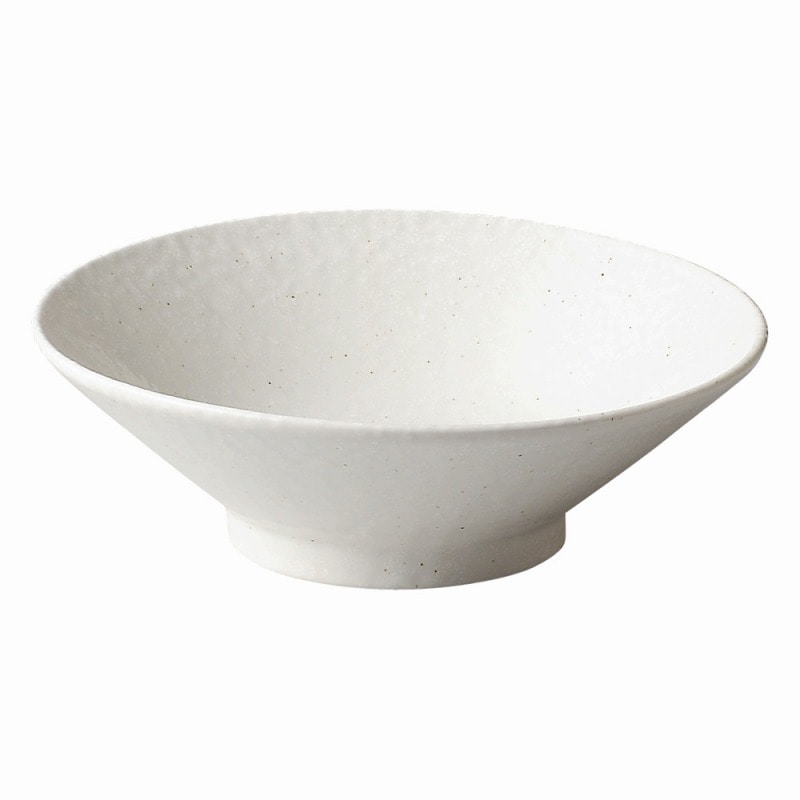 金正陶器 白粉引 高台8.0浅丼 1個(ご注文単位1個)【直送品】
