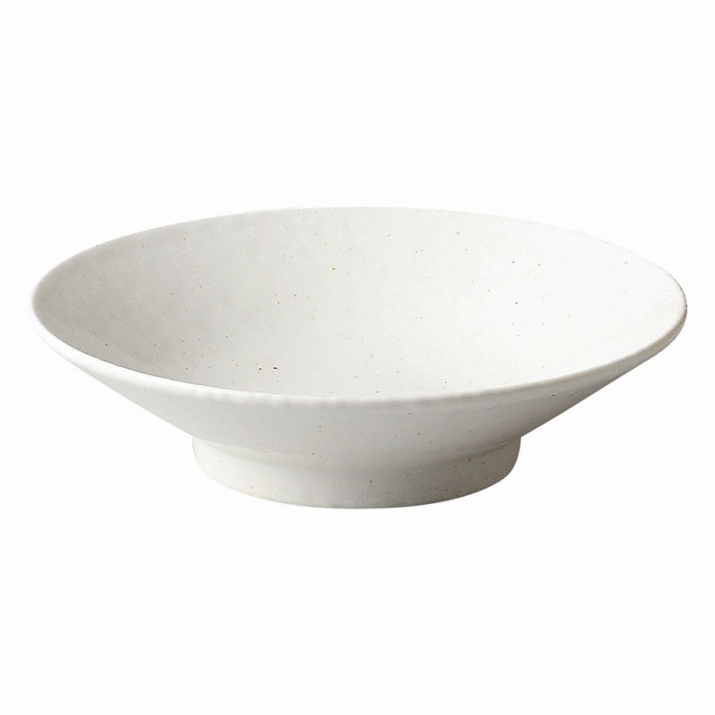 金正陶器 白粉引 高台7.5浅丼 1個(ご注文単位1個)【直送品】