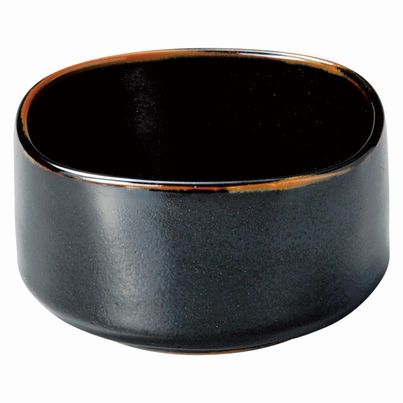 金正陶器 ゆず天目 角4.0小鉢 1個(ご注文単位1個)【直送品】